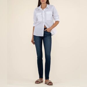 Kut from the Kloth Diana Mid Rise Relaxed Fit Skinny